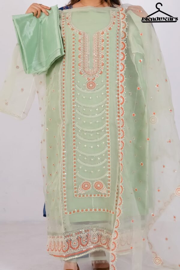 4 Piece- Pure Embroidered Shadabahar